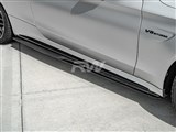 Mercedes W205 GTX CF Side Skirt Extensions / 