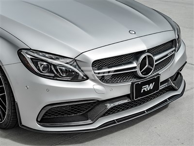 Mercedes W205 C63 C63S Coupe ED1 Style CF Front Lip / 