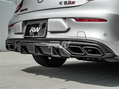 Mercedes W205 C63/C63S Coupe CF Diffuser / 