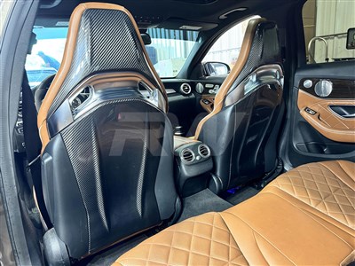 Mercedes W205 C63 Carbon Fiber Seat Backs