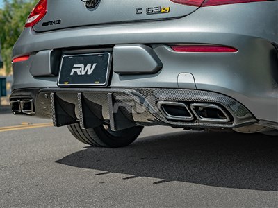 Mercedes W205 C63/C63S Coupe DTM CF Rear Diffuser / 