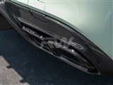 Mercedes C63 AMG Style Chrome/Black Exhaust Tips / 