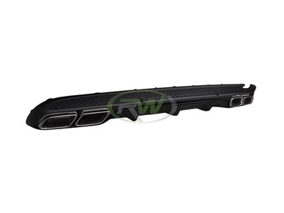 Mercedes C63 Style Diffuser Conversion Kit for C Class / 