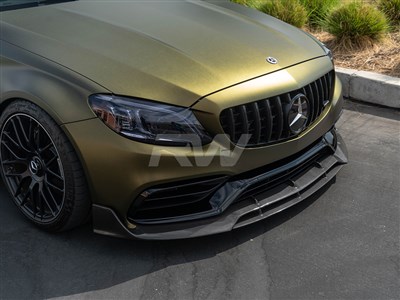 Mercedes W205 C63 Coupe BRS CF Front Lip Spoiler / 