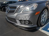 Mercedes E350 E550 Godhand Style Carbon Fiber Lip Spoiler / 