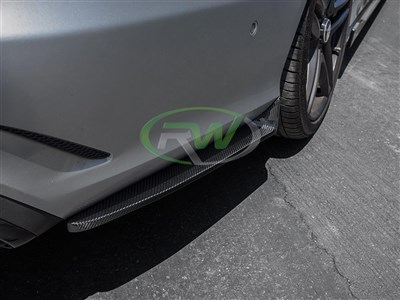 Mercedes W212 E63 14+ CF Rear Bumper Splitters