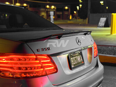 Mercedes W212 Renn Style CF Trunk Spoiler / 
