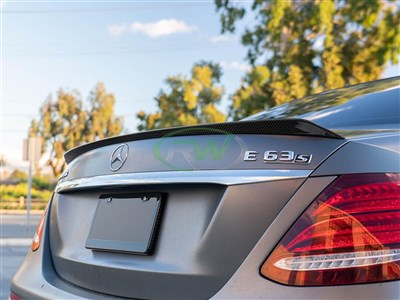 Mercedes W213 ED1 Style Carbon Fiber Trunk Spoiler / 