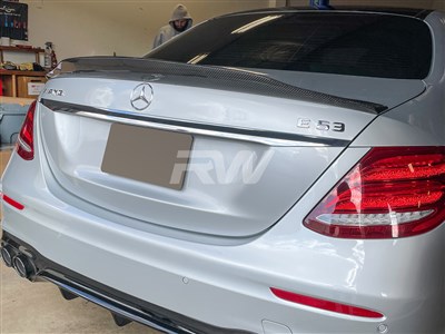 Mercedes W213 GTX Carbon Fiber Trunk Spoiler / 