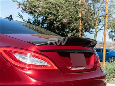 Mercedes W218 Carbon Renn Style Trunk Spoiler / 