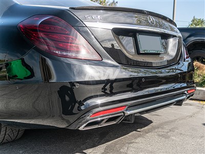 Mercedes W222 S63 Carbon Fiber Rear Diffuser / 