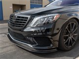 Mercedes W222 S63 Carbon Fiber Front Lip Spoiler / 