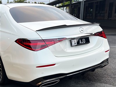 Mercedes W223 XR Carbon Fiber Trunk Spoiler / 