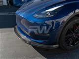 Tesla Model Y Carbon Fiber Front Lip Spoiler