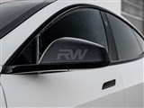 Tesla Model S Plaid 21+ Carbon Fiber Mirror Covers