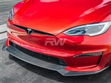 Tesla Model S Plaid Carbon Fiber Front Lip / 