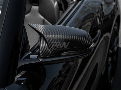 Toyota Supra M Style Carbon Fiber Mirror Caps / 