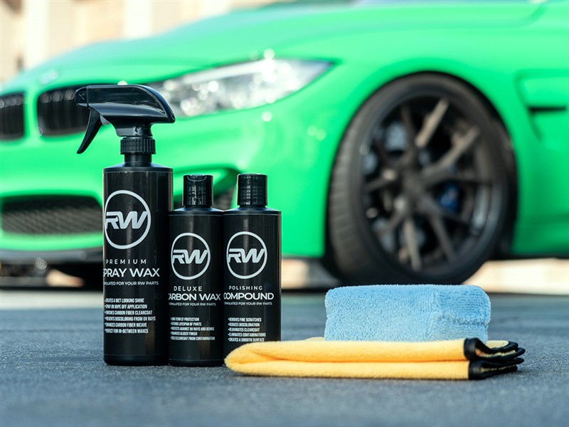 RW Carbon Fiber Care Kit Maintain the showroom shine of your parts