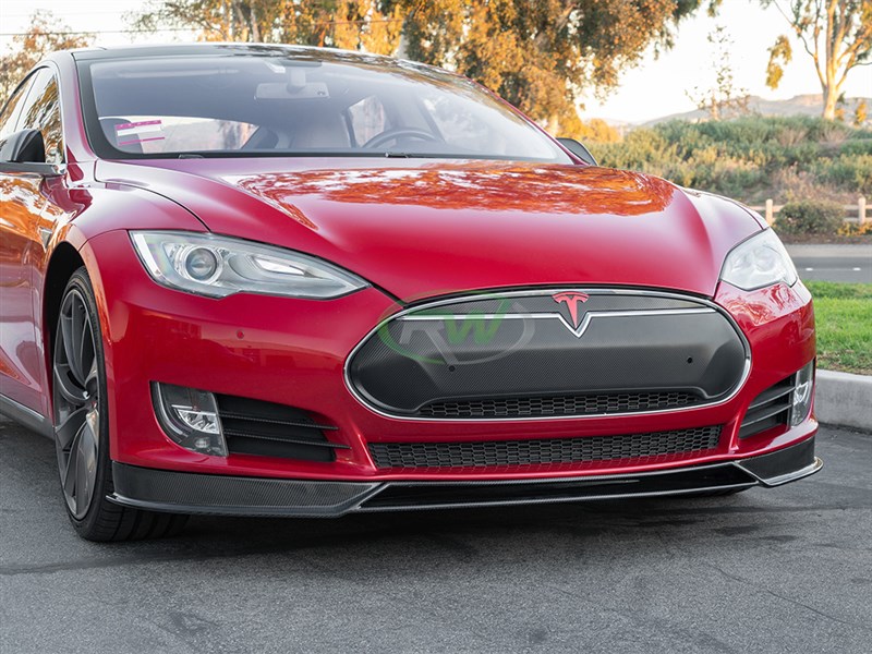 Passt für Tesla Model S 2014-2020 Carbon Spoiler Abrisskante Lippe  Heckspoiler