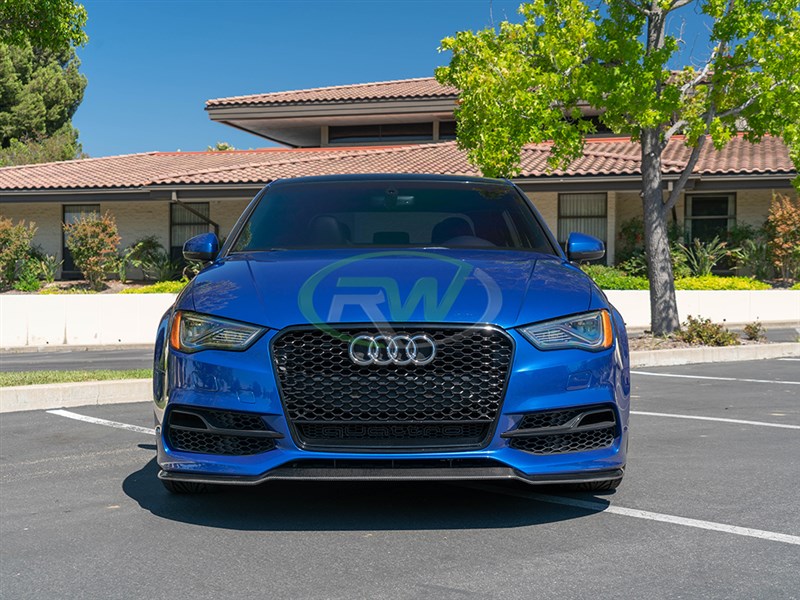 New Audi 8v A3 S3 Pre-Facelift Carbon Fiber Front Lip Spoiler