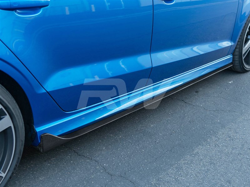 audi a3 and s3 carbon fiber side skirts for the 8v gen