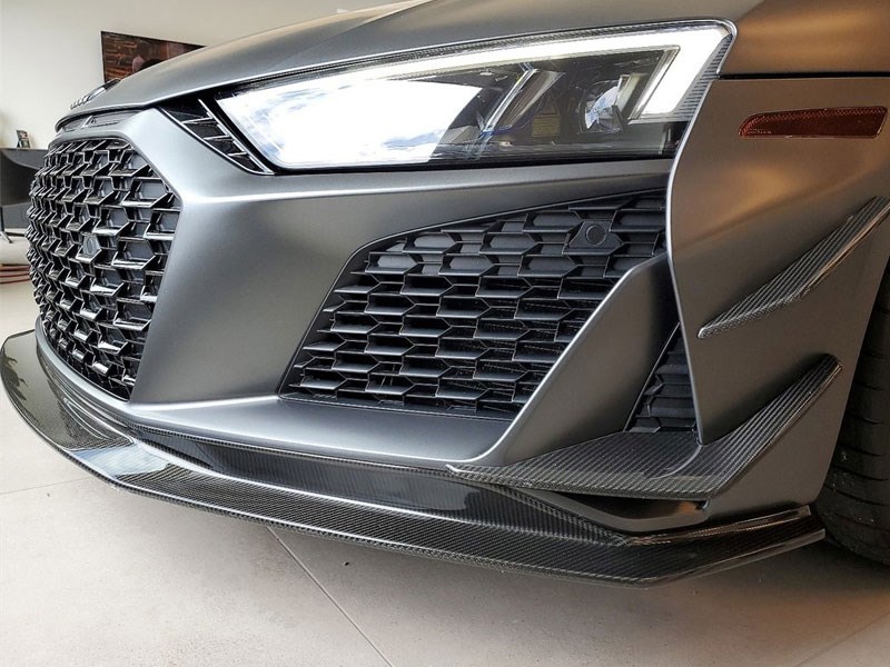 Audi R8 Facelift Carbon Fiber Front Lip Spoiler