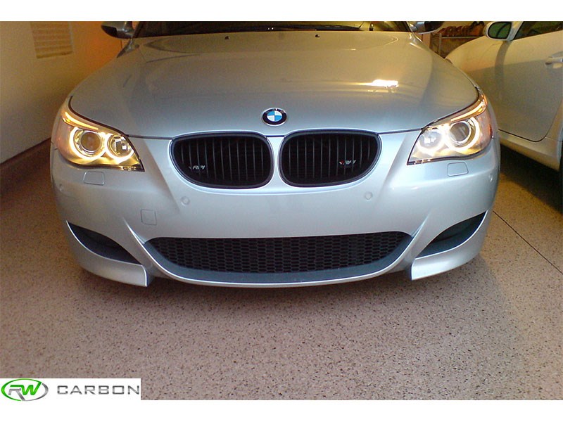 Bmw E60 E61 Matte Black Kidney Grilles 525i 528i 530i 535i 545i 550i M5