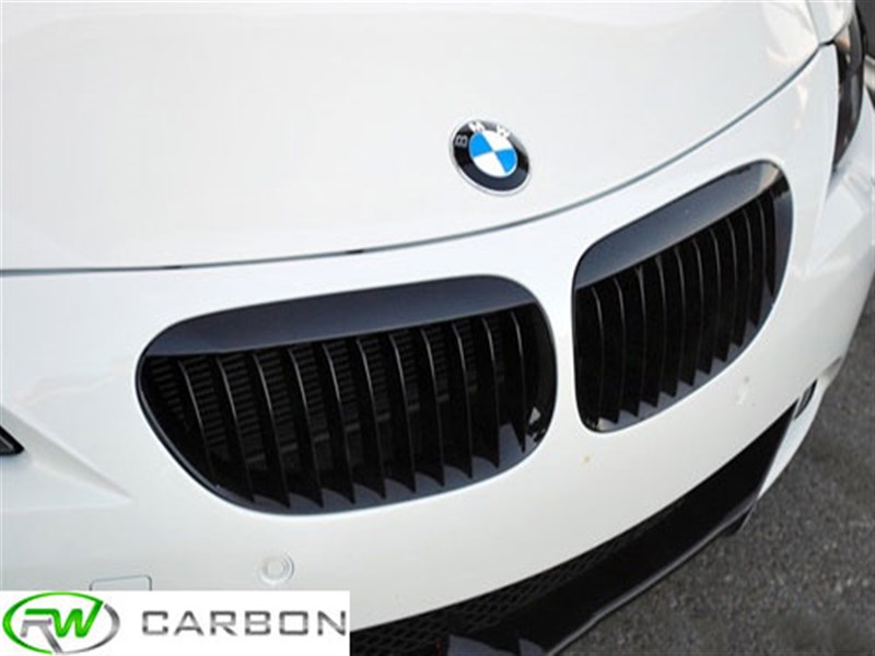 BMW Matte Black Front Grilles - E63 E64 645 650 M6