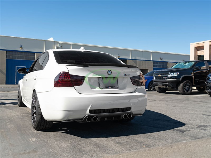 BMW E90 325i 328i 330i 335i M3 Carbon Fiber Perf Style Trunk Spoiler