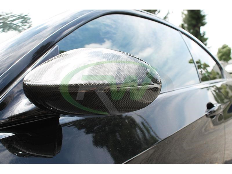 Pair Carbon Fiber Printed Mirror Cover For BMW E90 Facelift 328i 323i 335i 09-11