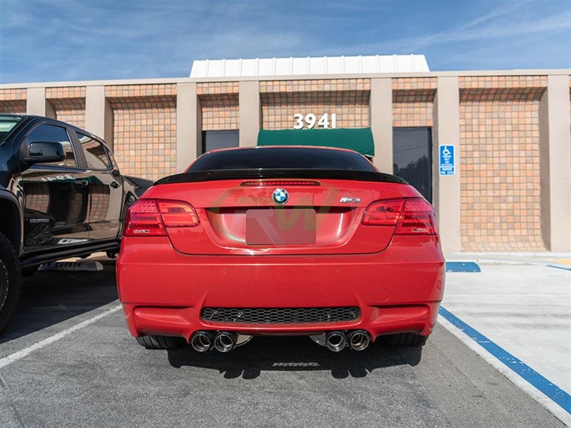 BMW E93 Performance Style Carbon Fiber Trunk Spoiler 328i, 335i, M3