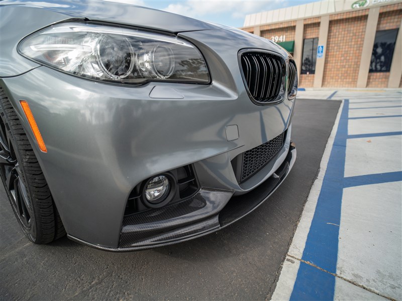 BMW F10 M Sport Performance Style Carbon Fiber Front Lip 528i 535i