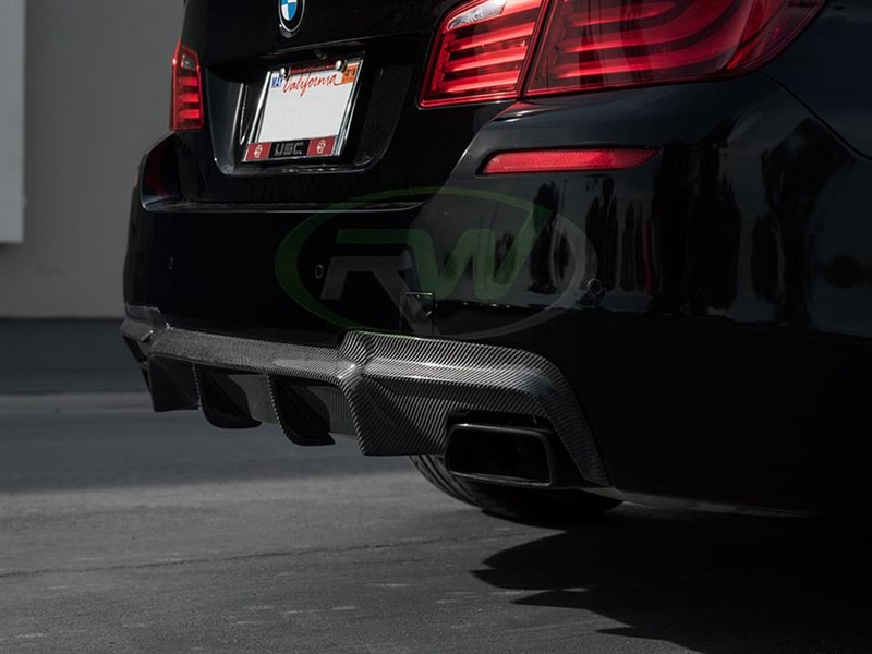 BMW F10 M Sport DTM Carbon Fiber Rear Diffuser 528i 535i 550i