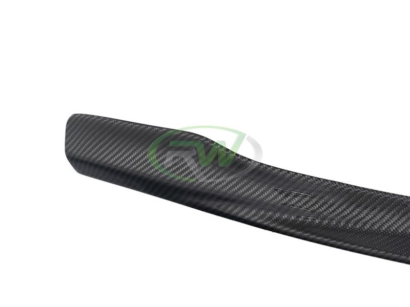 BMW F10 M5 CARBON FIBRE FRONT LIP CHIN SPLITTER SPOILER BUMPER 12-17 R STYLE