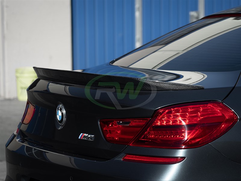 Carbon Fiber GTX Trunk Wing Spoiler Lip For BMW F13 640i 650i M6 Coupe 2012+
