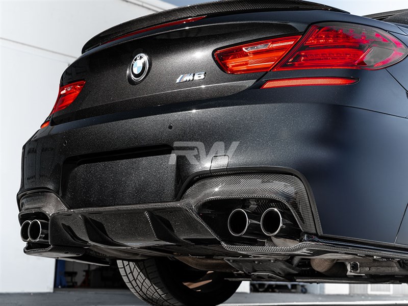 BMW F06/F12/F13 M6 3D Style Carbon Fiber Diffuser