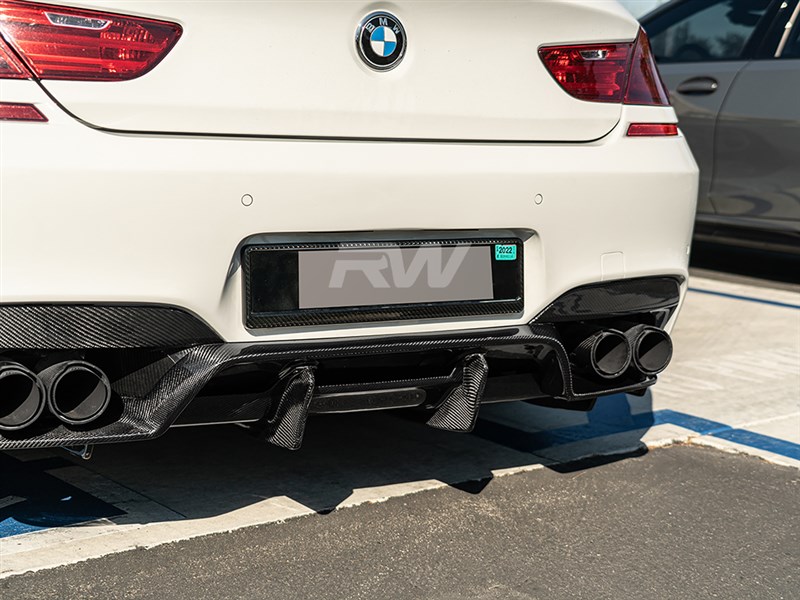 BMW F06 F12 F13 M6 GTX Carbon Fiber Rear Diffuser 650i 640i