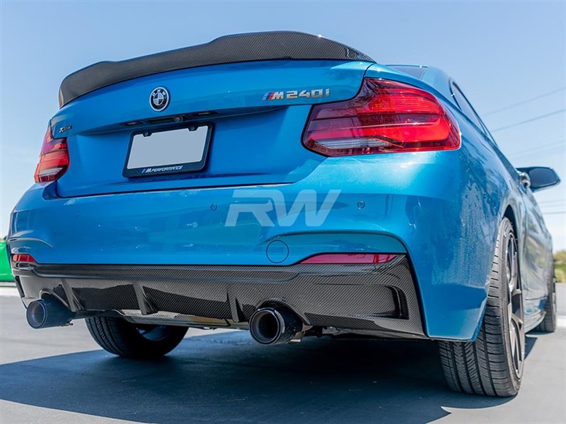 BMW F22 F23 Exotics Style CF Rear Diffuser