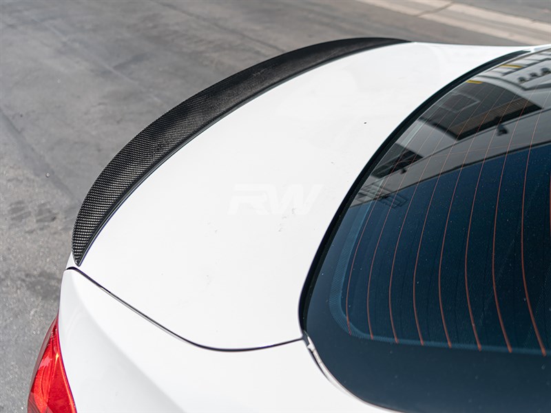 BMW F30 Performance Style Carbon Fiber Trunk Spoiler