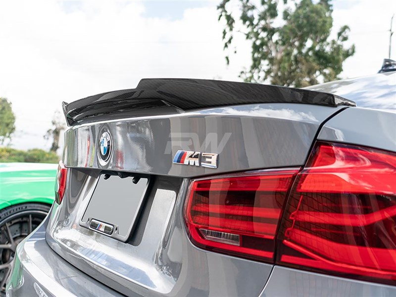 Click to view the BMW F30/F80 M4 Style Carbon Fiber Trunk Spoiler