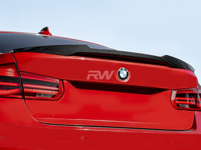 BMW F30 F80 M4 Style Carbon Fiber Trunk Spoiler 330i 328i 335i 340i M3