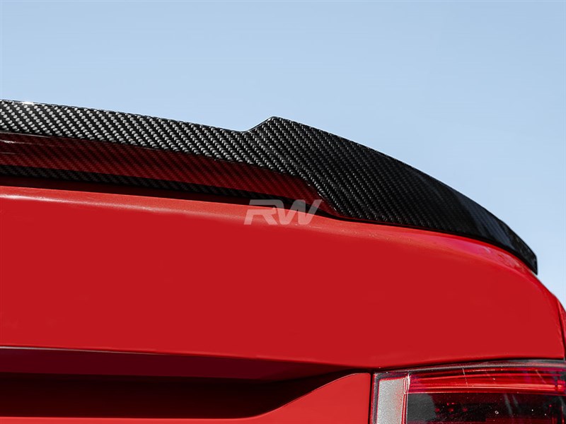 BMW F30 F80 M4 Style Carbon Fiber Trunk Spoiler 330i 328i 335i 340i M3