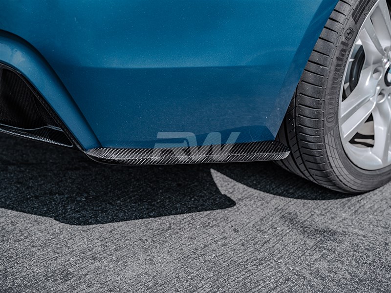 BMW F30 Carbon Fiber Rear Bumper Splitters