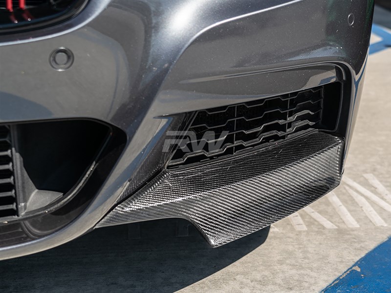 The RW Carbon Varis Style Carbon Fiber F30 fits 328i 328d and 335i.