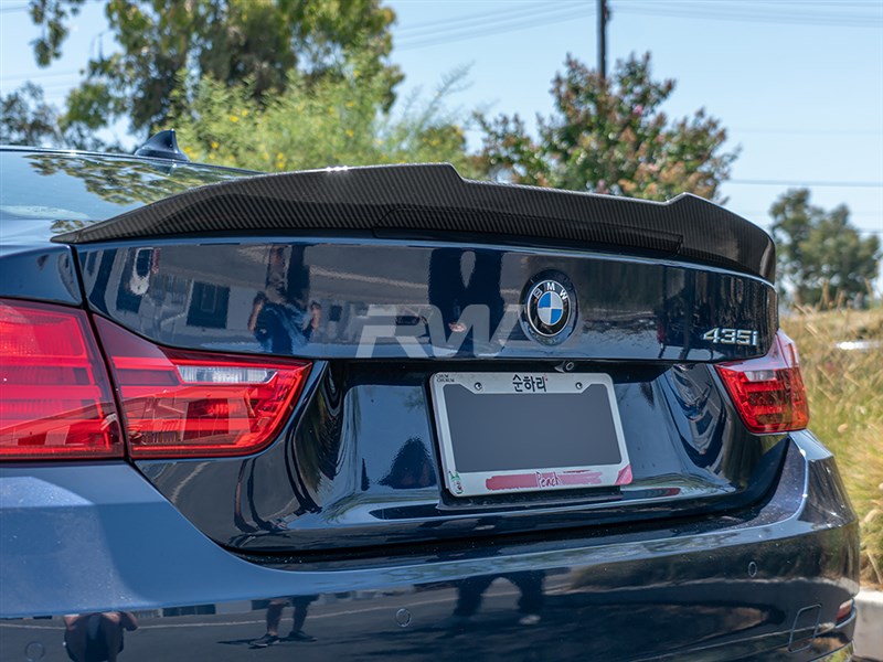 BMW F32 GTX Carbon Fiber Trunk Spoiler 428i, 430i, 435i, 440i