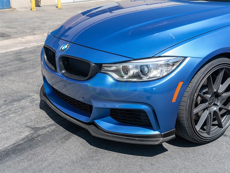 BMW F32 F33 F36 EC Style Carbon Fiber Front Lip 428i 430i 435i 440i