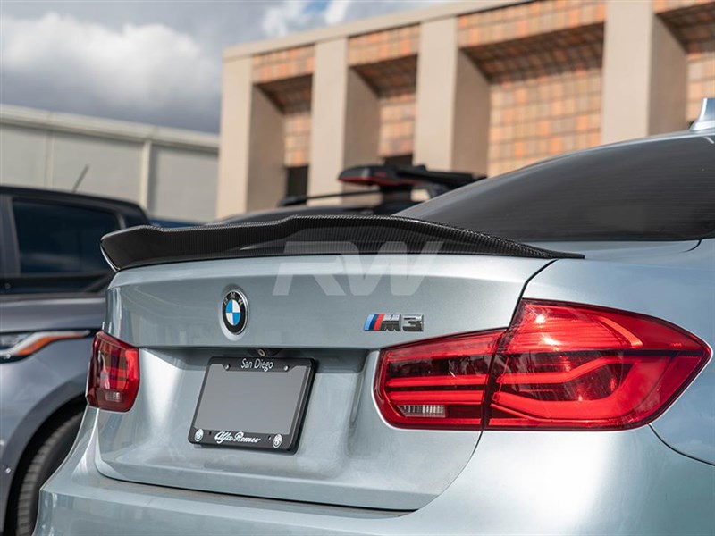 Bmw F30 F80 M3 Gtx Carbon Fiber Trunk Spoiler 328i 335i 330i 340i