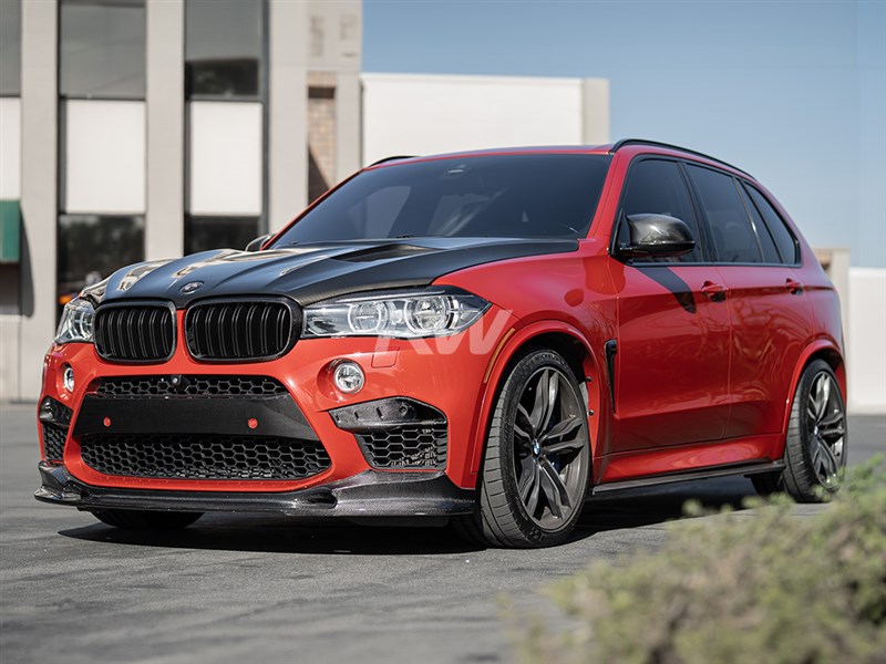 BMW F85 X5M F85 X6M 3D Style Carbon Fiber Front Lip