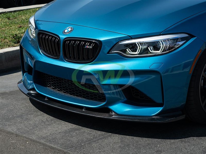 BMW F87 M2 3D Style Carbon Fiber Front Lip Spoiler