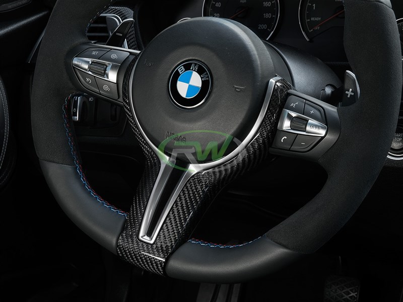 Bmw M Carbon Fiber Steering Wheel Outer Trim M2 M3 M4 M5 M6 X5m X6m